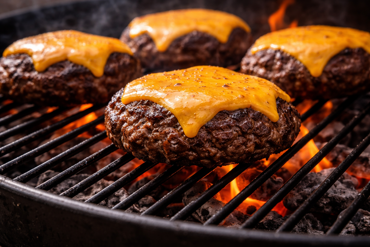 Hampurilaiset grillissä