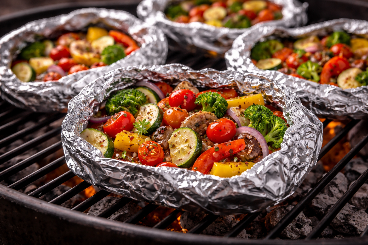 Kasvisnyytit grillissä