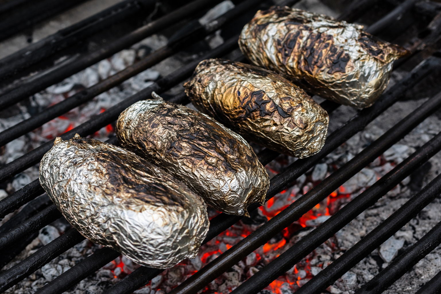 Perunanyytit grillissä